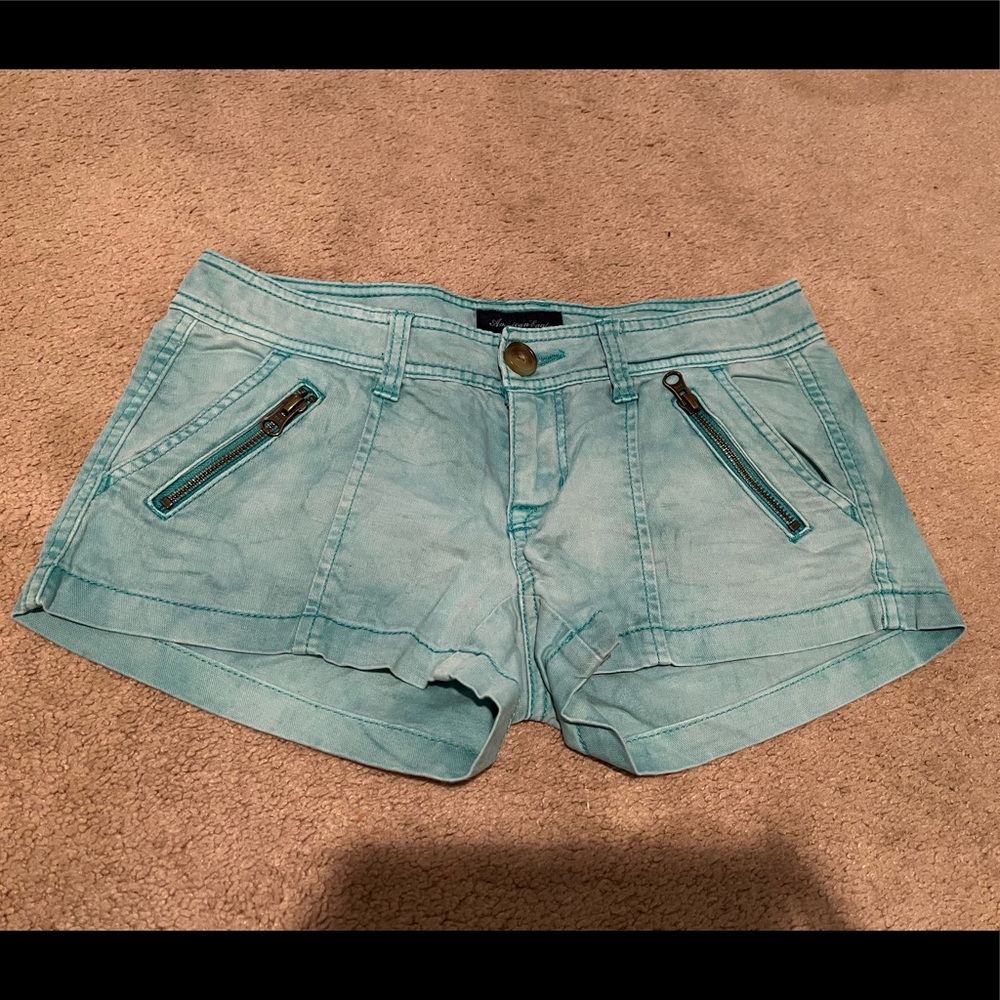 AE Teal Shorts